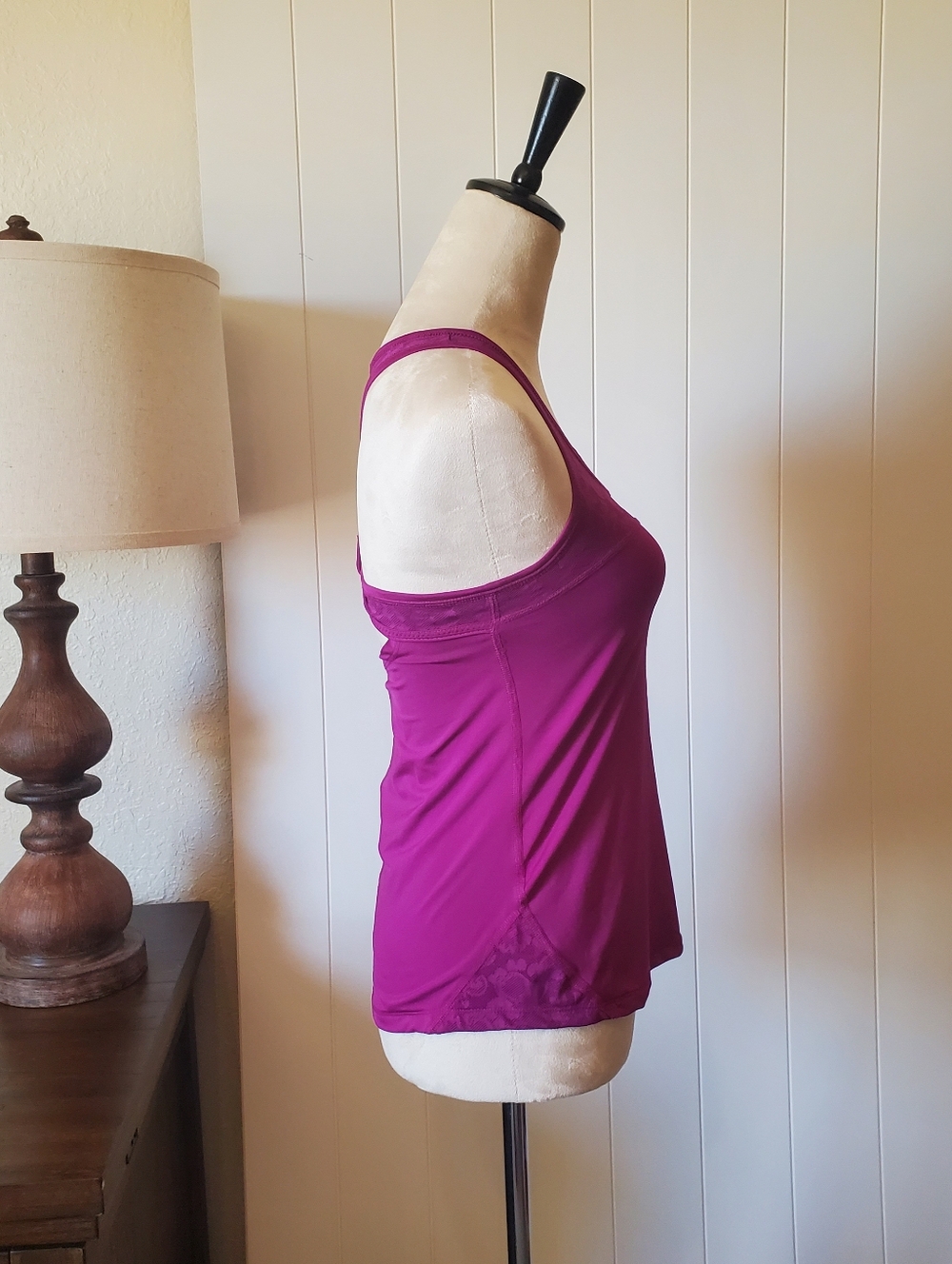 Purple Racerback Tank Top - Picture 3 of 3